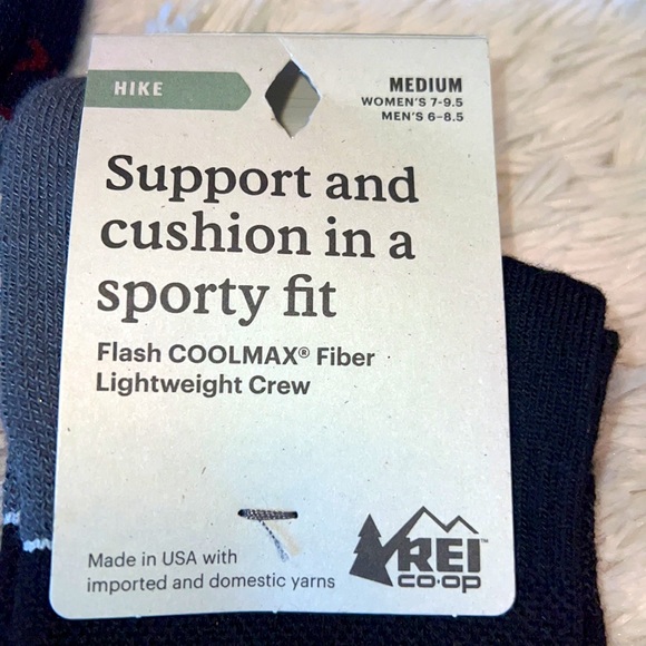 FLASH COOLMAX LIGHTWEIGHT CREW and QUARTER SOCKS - Picture 2 of 3